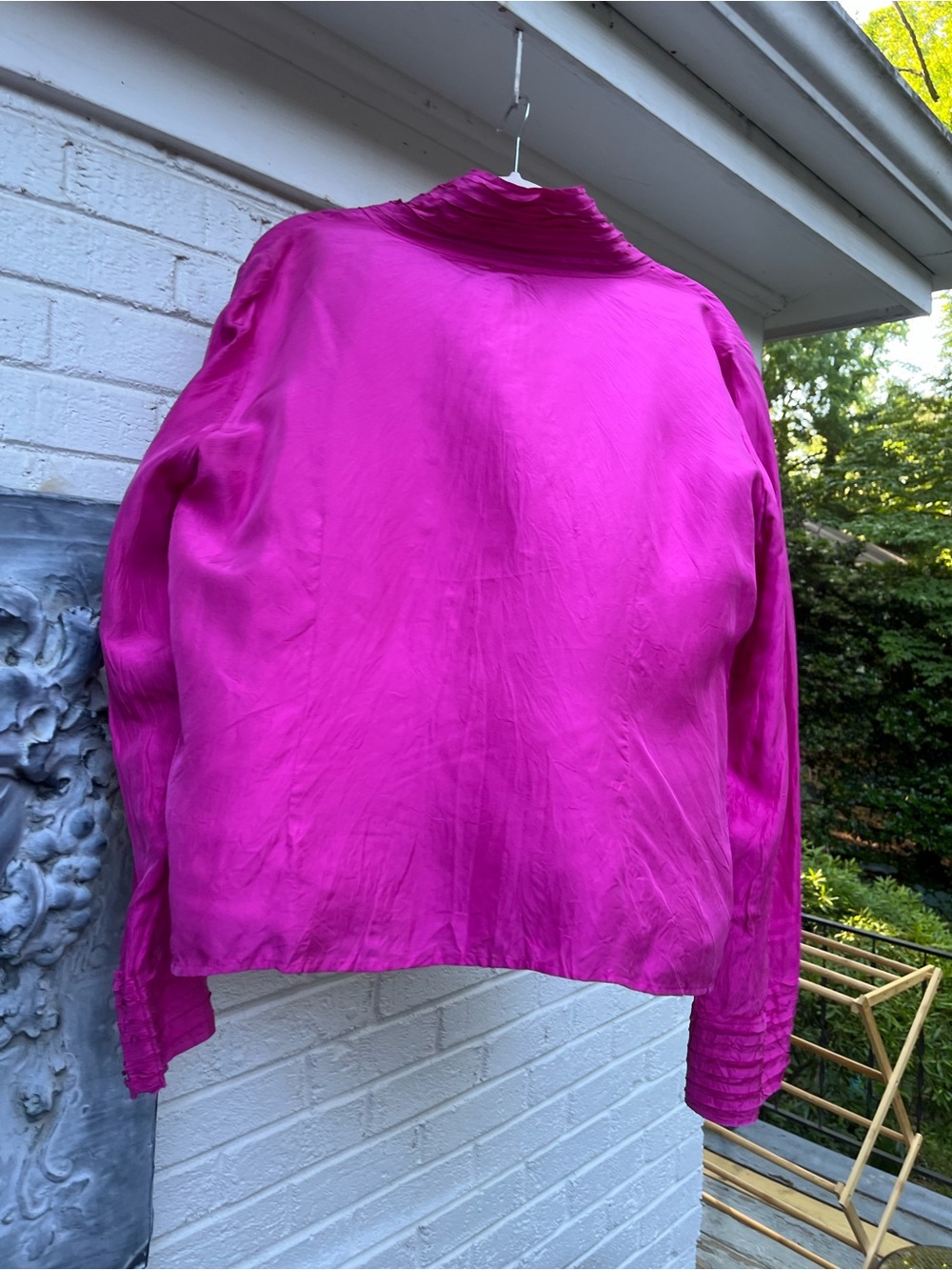 J. Jill 100% Silk pink Blouse - Picture 5 of 14